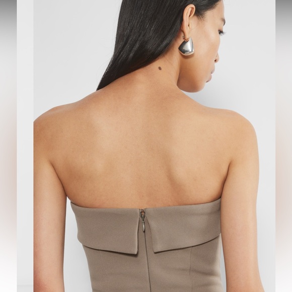 Aritzia Eyecatcher Dress Taupe - Picture 4 of 6